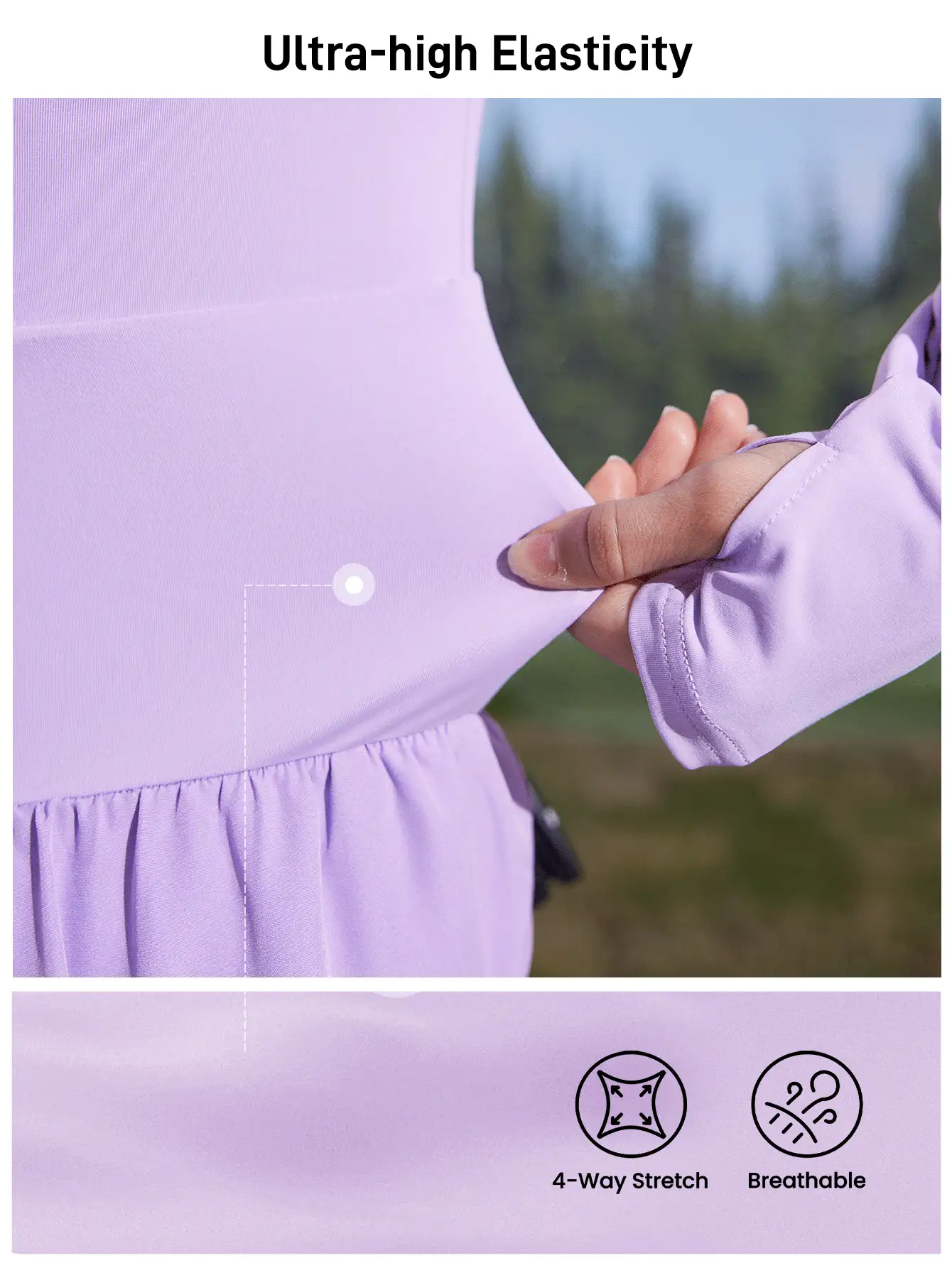 Gameset SHEIN Sport Casual Comfortable Outdoor Backless Sports Romper - Purple - View 3