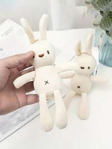 PETSIN 1/2pcs Pet Toy, Easter Rabbit, Interactive Rabbit Design Plush Dog Toy, Suitable For Biting, Friendly Chewing, Squeak-Free - Two Colors Available, Pet Supplies, Choose One - Multicolor - View 8