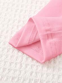 5pcs Baby Girl Bow Pattern Printed Comfortable Leggings, Versatile Casual Daily Wear, Spring/Summer/Autumn