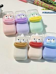 SHEIN 6pcs/Set Cartoon Macaron Correction Tape For School And Office Supplies Back To School