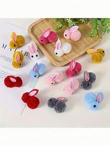 PETSIN Random Cat Toys, Plush Rabbit Cat Doll, Soft Interactive Cat Doll Ball, Plush Material Suitable For All Cats - Kitten Chewing Playthings, Cat Plush Toys, Cat Biting Toys, Kitten Interactive Toys - Multicolor - View 8