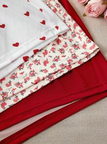 CottageSlumber 女士印花休闲睡裤三件套 - 彩色 - 查看 4