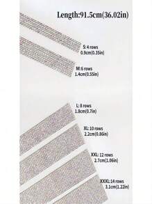 1 Yard selbstklebende Kristall Strass Schleife, Strass Bänder, DIY Diamant Bling Schleifen Aufkleber Strass Band Rolle für Basteleien, Telefon, Auto Dekoration - Weiss - Übersicht 2