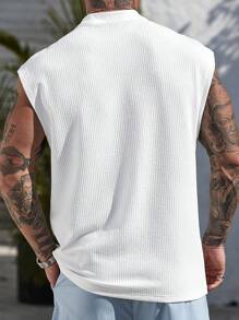 Manfinity CasualCool 男士纯色圆领短袖休闲上衣，日常穿着