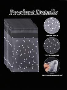 100pcs Polka Dot Pattern Gift Bag Simple Practical Multifunctional Different Sizes To Choose For Wedding Graduation Wrap Back To School Packing Supplies - Multicolor - View 4