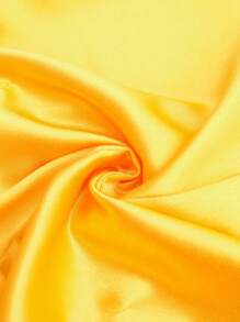 GENKIRA New Elegant French Style Sexy Strapless Mini Dress With Large Cinched Waist And Hollow-Out Design, Bodycon And Slim Fit Baby Yellow  For Summer - Yellow - View 7