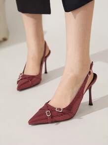 CUCCOO CHICEST Escarpins femme à talon haut casual avec décoration métallique bout pointu