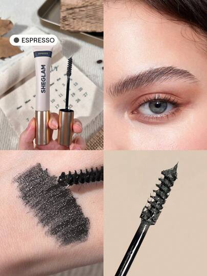 Hold 'Em Up Tinted Brow Gel-Espresso Long Lasting Voluminous Eyeborw Tint With Hair-Like Fibers Non-Greasy Shapes Lifts Sets Eyebrow Eyebrow Cream With Eyebrow Brush Brand Beauty Makeup Face Paint Cosmetic For Women Girls Perfect For Fall Winter Ideal For Y2K Fancy Fashion Suitable For Birthday Christmas Present Party Ready Best Color