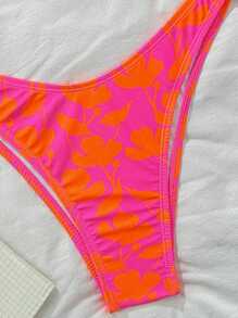 SHEIN Swim Beach Holiday Black Shiny Strapless Swimwear, Two-Piece Bikini Set For Beachside, Swimming, Party, For Summer Vacation - Multicolor - View 3