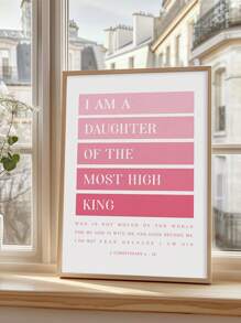 1 件圣经经文海报、基督教肯定墙艺术、励志文字艺术印刷品、励志宗教帆布印刷品、基于信仰的引文墙饰、精神海报、绘画、艺术品、绘画、家居装饰、房间美学、海报、送给朋友的礼物、适用于客厅、卧室、浴室、咖啡厅