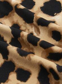 SHEIN EZwear 3 件套豹纹女式短款修身休闲吊带背心，适合夏季 - 彩色 - 查看 10