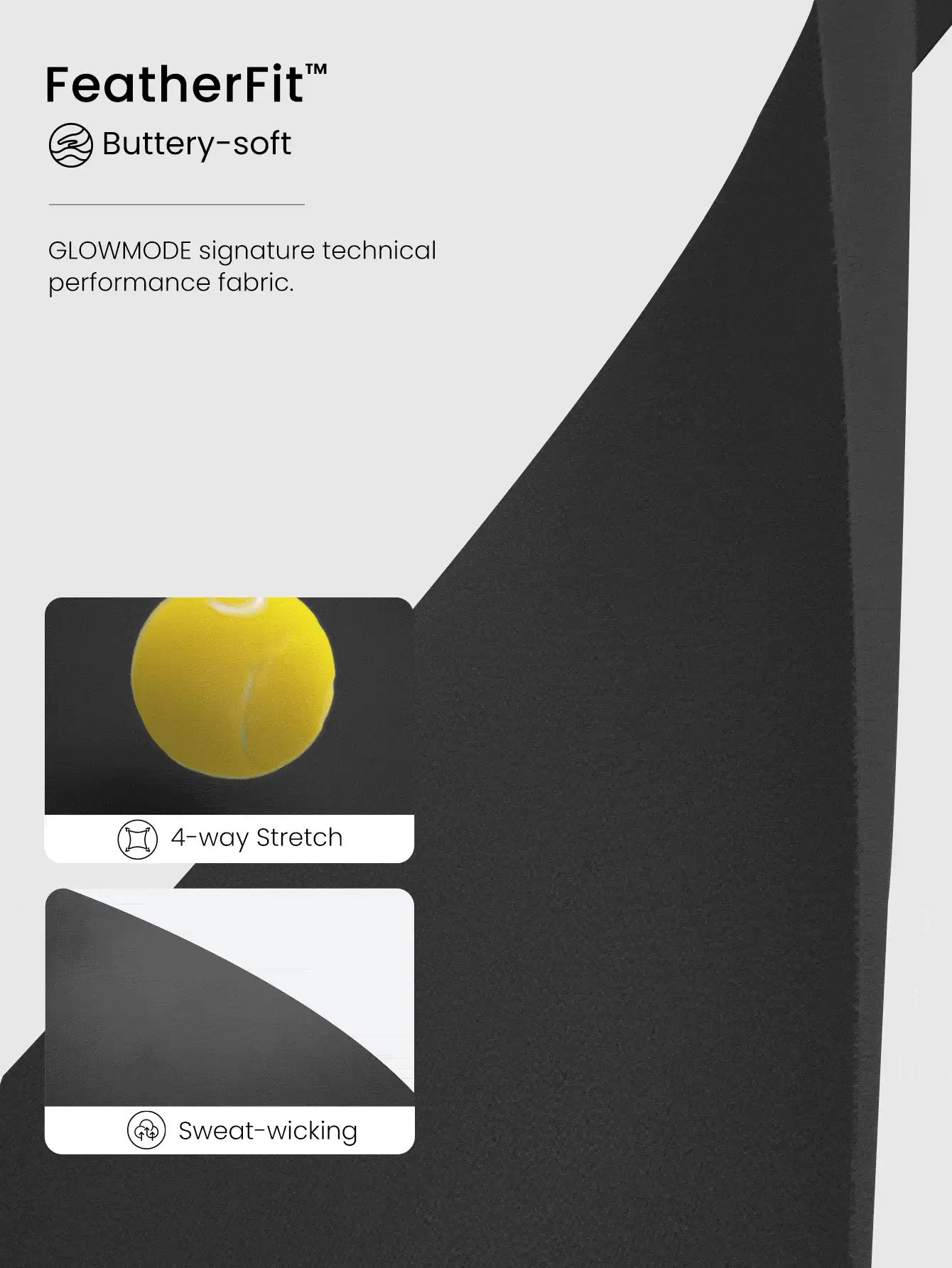 GLOWMODE X Nature Dream Bali FeatherFit™ Flower Cut Out Sleeveless Elastic Band Cropped Top Low Impact Yoga Studio Pilates Daily Casual Wear Removable Cups - Black - View 5