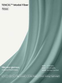 GLOWMODE Modal Silky Smooth Adjustable Drawstring Side Tank Top Daily Casual Wear - Kale Krush - View 5