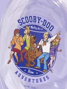 SCOOBY-DOO X SHEIN Portable Mini Transparent Zipper Pouch, Multifunctional Travel Organizer For Cables, Cosmetics, Keys & Accessories, Compact Keychain Storage Bag For Women, Girls, Office, School & Outdoor Essentials - White - View 4