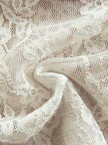 Soleia سيدات قميص نوم شيفون عطلة مع فتحة أمامية مفتوحة، زخرفة فريدة من القوس متباين اللون، حافة مموجه وياقة ممزقة، ملابس حفلات رومانسية وجذابة