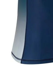 Manfinity Swimmode 男式字母印花插肩袖长袖冲浪 T 恤