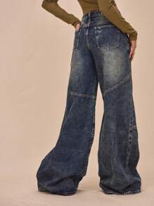 MUSERA Women Jeans 90's Streetwear Cute Summer Thanksgiving