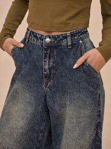 MUSERA Women Jeans 90's Streetwear Cute Summer Thanksgiving