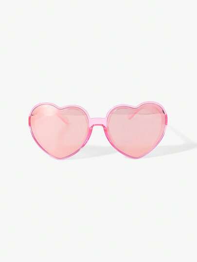 Kawaii Gafas de moda con forma de corazón elegantes para mujeres
