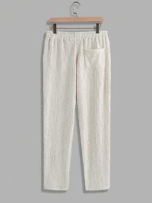 Manfinity VCAY 2pcs/Set Slim Fit Men Knitted Casual Polo Shirt Set, Suitable For Summer - Apricot - View 6