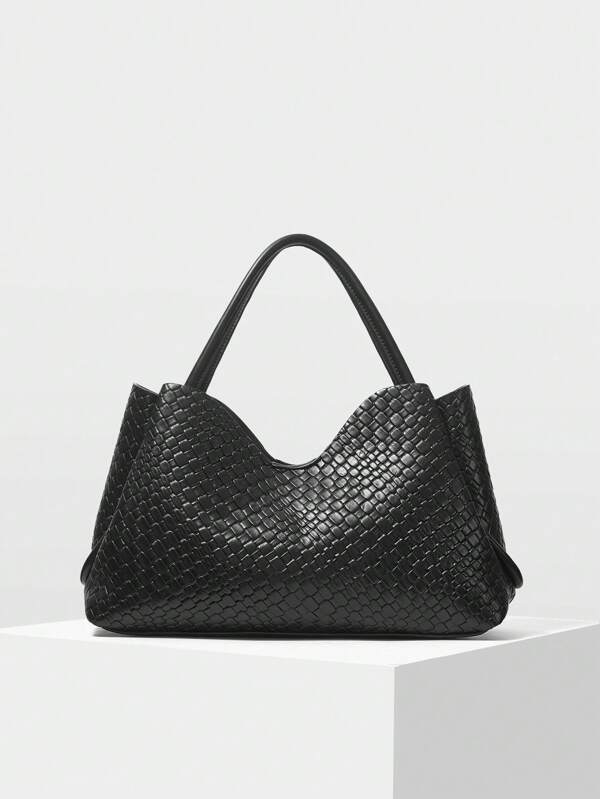 MOTF PREMIUM PU LEATHER TEXTURED TOTE BAG