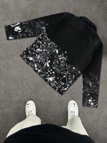 Manfinity EMRG Manfinity EMRG Men's Casual Zip-Up Front Skull Print Long Sleeve Jacket,Boyfriend Gifts
