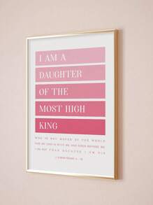 1 件圣经经文海报、基督教肯定墙艺术、励志文字艺术印刷品、励志宗教帆布印刷品、基于信仰的引文墙饰、精神海报、绘画、艺术品、绘画、家居装饰、房间美学、海报、送给朋友的礼物、适用于客厅、卧室、浴室、咖啡厅