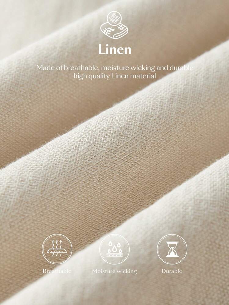 Linen Pants Women Pleated Slanted Pocket Casual Straight Leg Suit Pants In Beige Office For Women