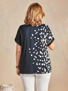 EMERY ROSE Camiseta feminina de manga curta, minimalista e moderna, adequada para o verão