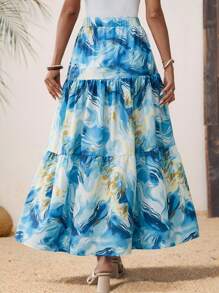 EMERY ROSE Women's Casual Minimalist Fashion Everyday A-Line Skirt