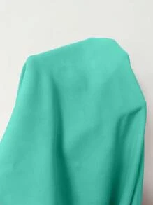 Rafferiza 时尚百搭约会派对收腰摆裙，秋冬女士款 - 薄荷綠 - 查看 7