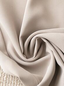 Franclia Plus Size Versatile Solid High Waisted Straight Leg Slimming Dress Pants Graduation,Back To School,Teacher Outfits For Women Winter Fall Autumn - Khaki - View 4