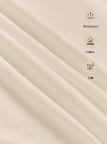 SHEIN Leap Crew Tween Girls' Casual Minimalist Short Sleeve Crew Neck T-Shirt, Suitable For Spring/Summer - Beige - View 5