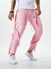 Manfinity EZcore 男式搭扣修身休闲百搭牛仔裤