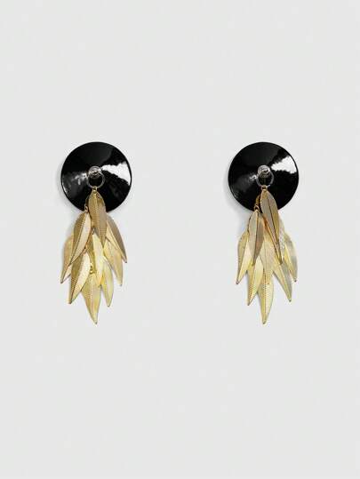 Fairycore زوج من قنادر رضيع من النحاس المطلي بالأوراق، وسائد حلمات