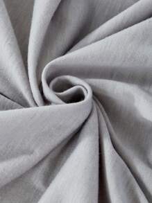 SHEIN 2 件套女童动物印花短袖 T 恤和休闲牛仔七分裤夏季服装 - 灰色 - 查看 7