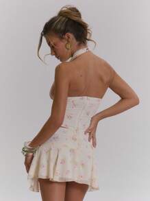 MUSERA 碎花吊带雪纺上衣，春季田园风，少女优雅，毕业季、假期、圣诞节等场合皆宜，可爱又时尚。 - 彩色 - 查看 4