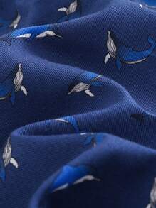 Cozy Pixies 2pcs/Set Young Boy Plant Floral Pattern Elastic Waist Shorts - Multicolor - View 6