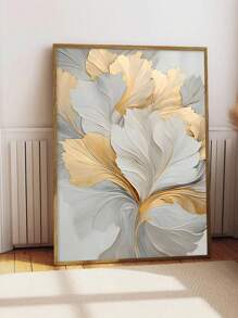 SHEIN Basic living 1pc Unframed Abstract Wall Art Decor, Flowing Canvas Print Wall Painting, Organic Poster, Elegant Art Prints, Textured Paintings, Soft Tones Decorative Artwork, Home Decor, Room Aesthetic, Posters, Ideal Gift, For Living Room, Bedroom, Bathroom, Cafe, Frameless - Multicolor - View 8