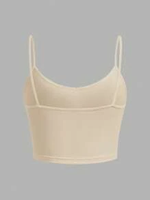 SHEIN EZwear 3 件套女士紧身短款休闲吊带背心，适合夏季 - 彩色 - 查看 5