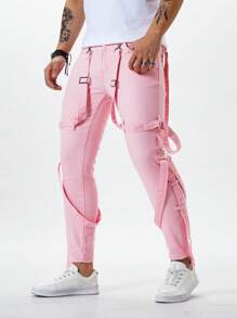 Manfinity EZcore 男式搭扣修身休闲百搭牛仔裤