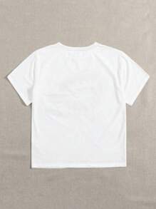 INAWLY Women's Summer Spring Break Slogan Printed Round Neck Short Sleeve T-Shirt, THERE'S No Crying In BASEBALL, Graphic Tee, Women Tops