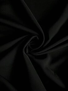 Elenzga Abito elegante a tinta unita con arricciature e taglio aderente, adatto per la primavera/estate in taglie comode