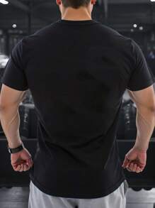 Manfinity Sport Corelite Men's Simple & Fashion Loose Fit Sports Short Sleeve T-Shirt, Suitable For Summer