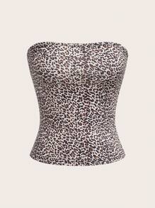 SHEIN EZwear 4 件套女士时尚休闲百搭吊带背心套装 - 彩色 - 查看 8