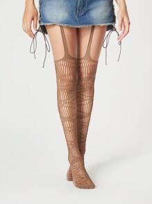 ROMWE Grunge Punk Medias/Pantimedias/Calcetines/Mallas para mujer