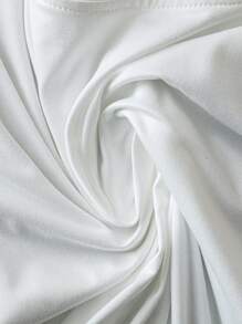 Calvaya Set de 4 camisetas de manga corta de cuello redondo en colores lisos, tallas grandes