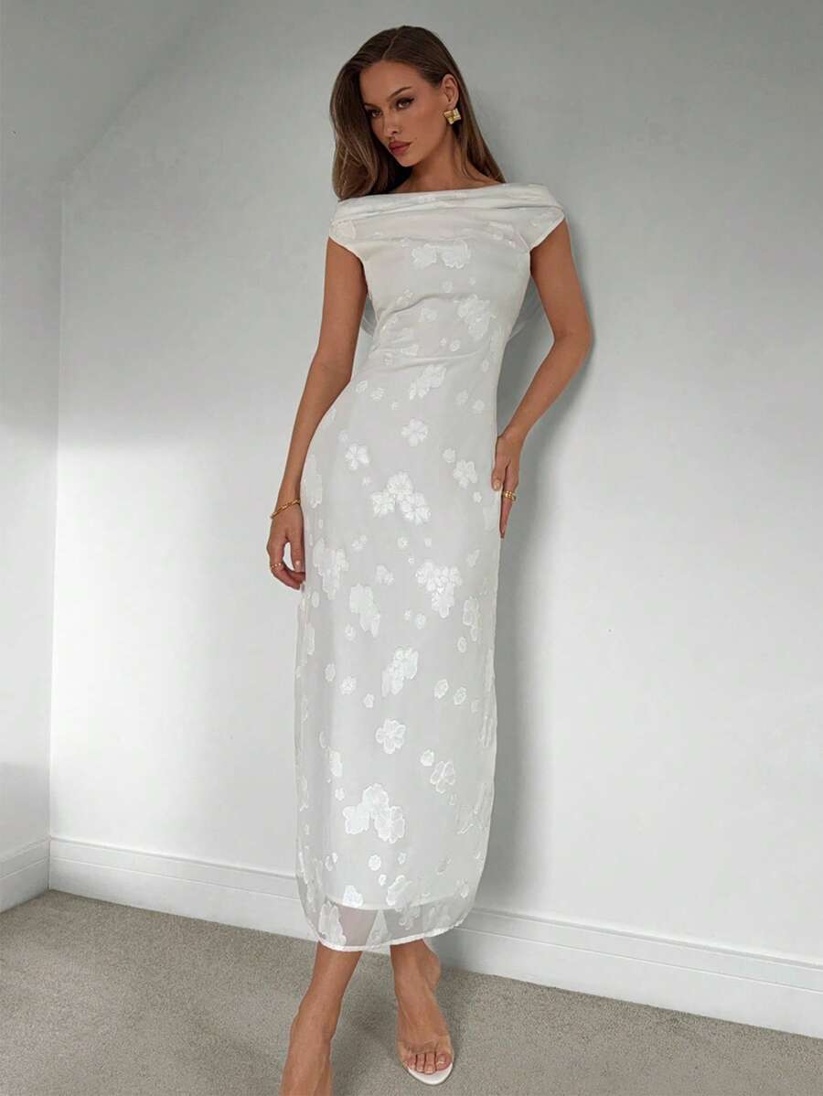 Chiquease Sexy And Elegant Backless Cutout Spaghetti Strap U Neck Dress, Suitable For Spring/Summer