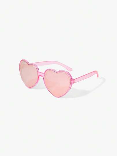 Kawaii Gafas de moda con forma de corazón elegantes para mujeres