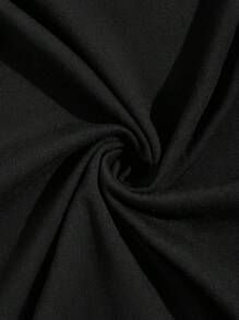 RueChic Conjunto de camisetas regulares de algodón para hombres con bloques de color y parches